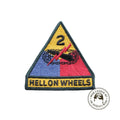 Patch 2nd Armored Division Hell on Wheels - 1