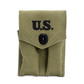 Porte chargeur US WW2 pour colt .45 vue de face.