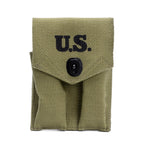 Porte chargeur US WW2 pour colt .45 vue de face.