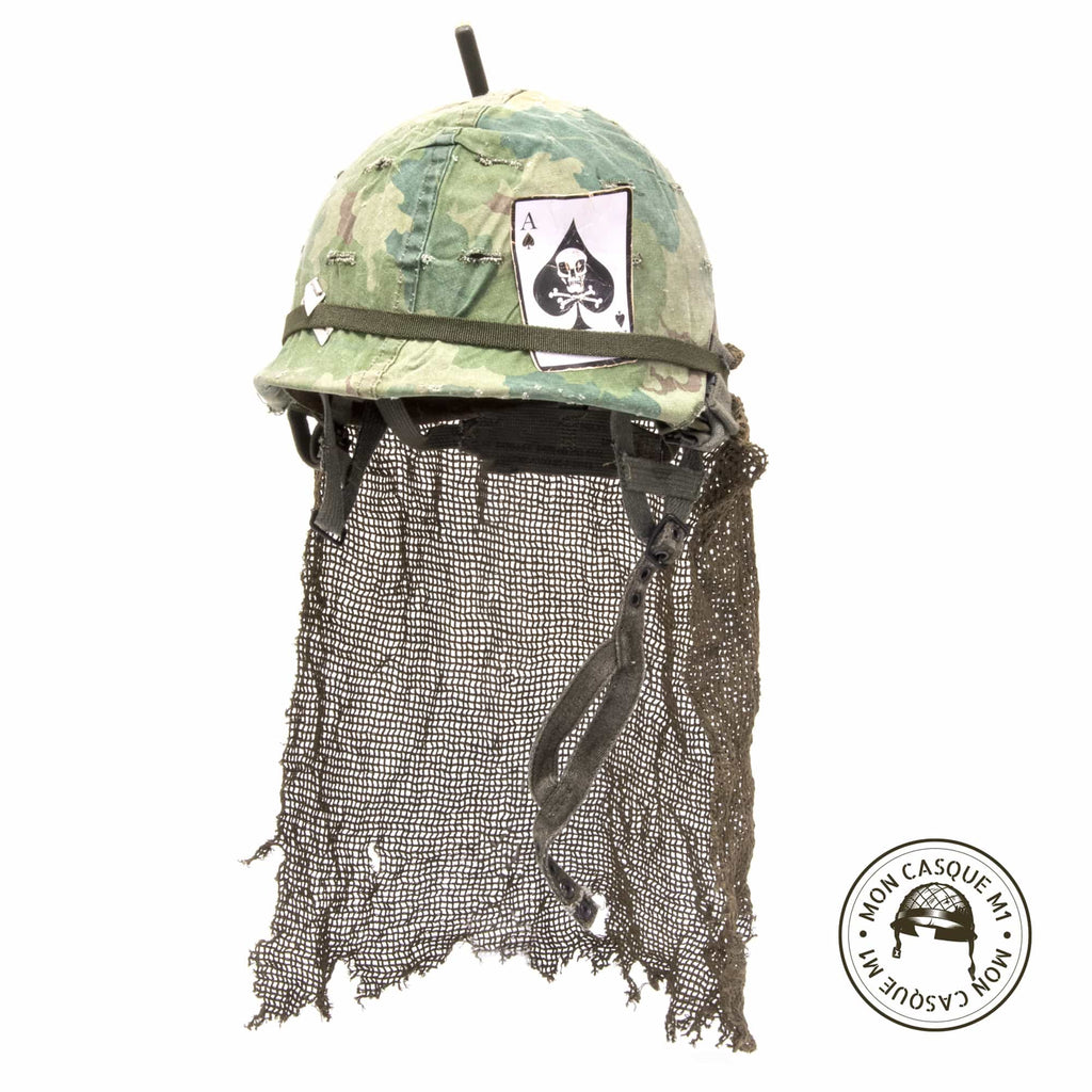 Casque Complet Vietnam Edition Limitée Leatherneck vue de 3/4