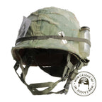 Casque Complet Vietnam Parachutiste vue de profil